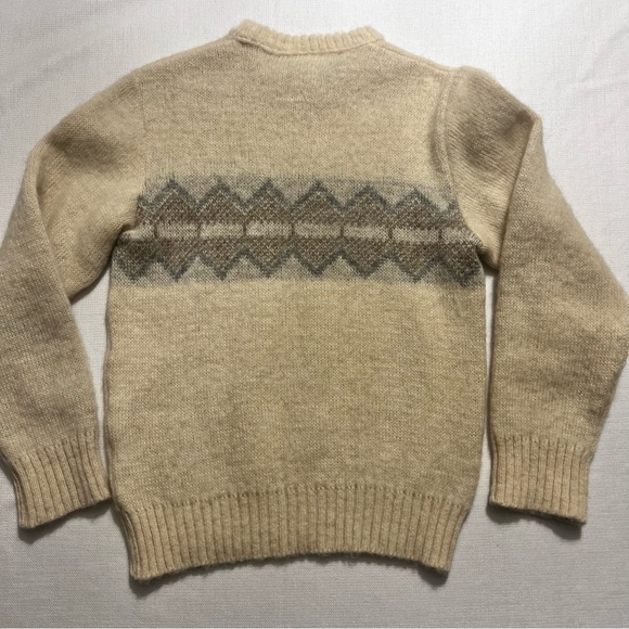 Vintage Samband of Iceland New Wool Fair Isle Nordic Knit Sweater XS - Picture 9 of 11